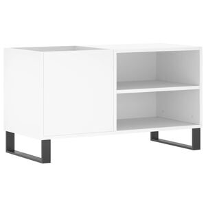 vidaXL Hifi-benk hvit 85x38x48 cm konstruert tre