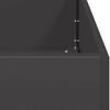 vidaXL Plantekasse svart 100x100x30 cm st&aring;l