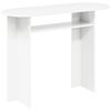 vidaXL Konsollbord med lagring Hvit 100 x 39,5 x 75 cm Konstruert tre