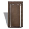 Stoff Skoskap 58 x 28 x 106 cm Brun
