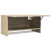 vidaXL Garderobe sonoma eik 70x32,5x35 cm konstruert tre