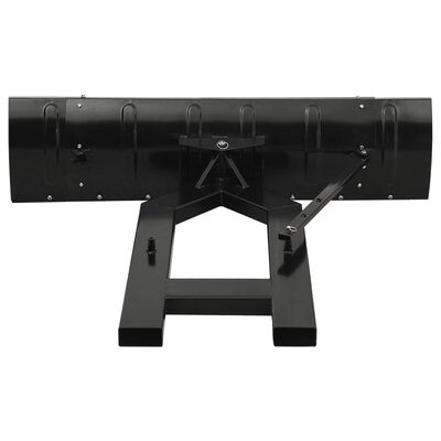 vidaXL Snøplog for gaffeltruck 150x38 cm svart