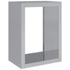 vidaXL Vedstativ 60x40x80 cm galvanisert st&aring;l