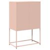 vidaXL Highboard Rosa 68x39x107 cm Stål