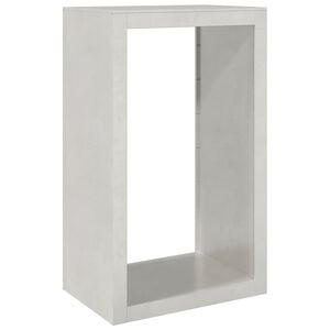 vidaXL Vedstativ 60x40x100 cm rustfritt st&aring;l