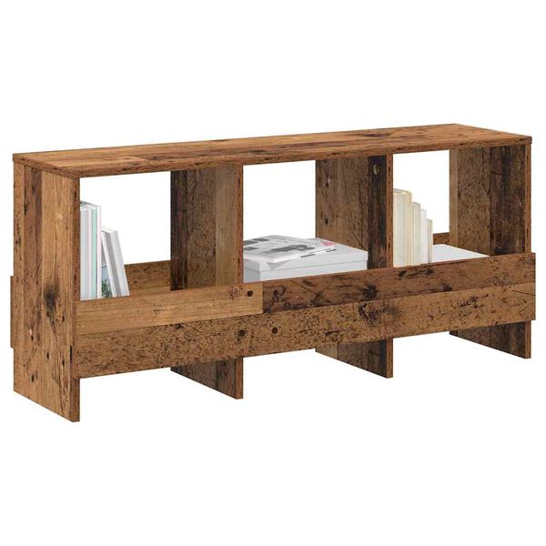 vidaXL Magasinreol Gammelt tre 102 x 30 x 45 cm