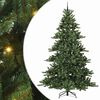 vidaXL Kunstig sammensatt juletre med 300 LED gr&oslash;nn 240 cm PVC og st&aring;l