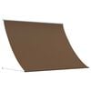 vidaXL Markise Gr&aring;brun 100 x 150 cm 180 g / m&sup2; Polyester med PU-belegg