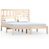 vidaXL Sengeramme heltre furu 120x200 cm