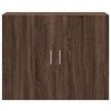 vidaXL Veggskap brun eik 80x42,5x64 cm konstruert tre