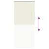 vidaXL Rullegardin 120 x 230 cm beige-hvit