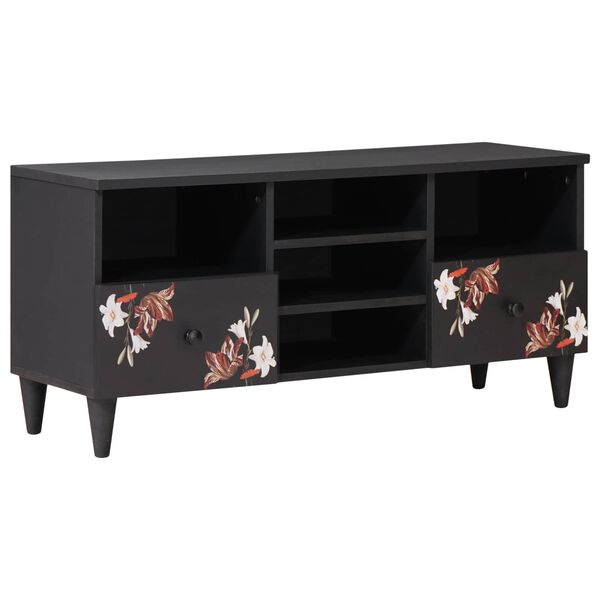 vidaXL Oppbevaringsskap Flerfarget 100 x 33,5 x 46 cm Massiv mango tre