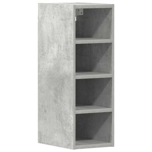 vidaXL Hengende skap "Riga" betonggr&aring; 20x29,5x60 cm konstruert tre