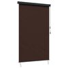 vidaXL Rullegardin Brun 100 x 250 cm Stoff og Aluminium