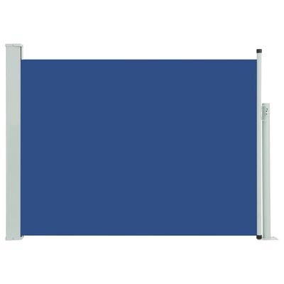 vidaXL Uttrekkbar sidemarkise 117x500 cm blå