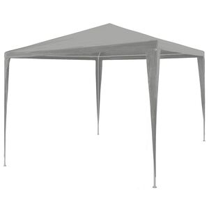 vidaXL Partytelt Lysegr&aring; 300 x 300 x 255 cm PE og st&aring;l