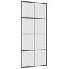 vidaXL Skyved&oslash;r med monteringssett svart 90x205 cm ESG-glass
