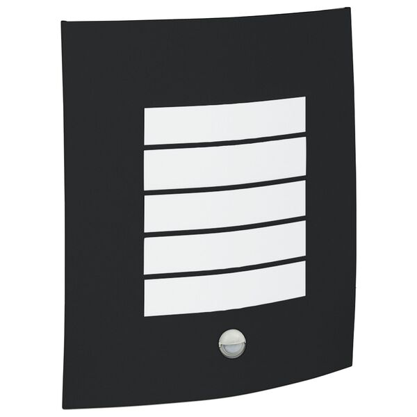 vidaXL Utendørs vegglamper 2 pcs Svart 23.5 x 10.5 x 26 cm