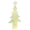 vidaXL Juletre 240 LED-lys Varmhvit 181 cm PET