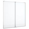 vidaXL Magnetisk tavle 80x80x1,7 cm aluminium
