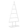 vidaXL Metall juletre KUOPIO 60 cm St&aring;l Hvit
