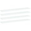 vidaXL Hylleplater 4 stk hvit 60x10x1,5 cm konstruert tre