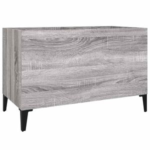 vidaXL Hifi-benk gr&aring; sonoma 74,5x38x48 cm konstruert tre