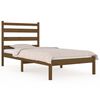 vidaXL Sengeramme honningbrun heltre furu 100x200 cm