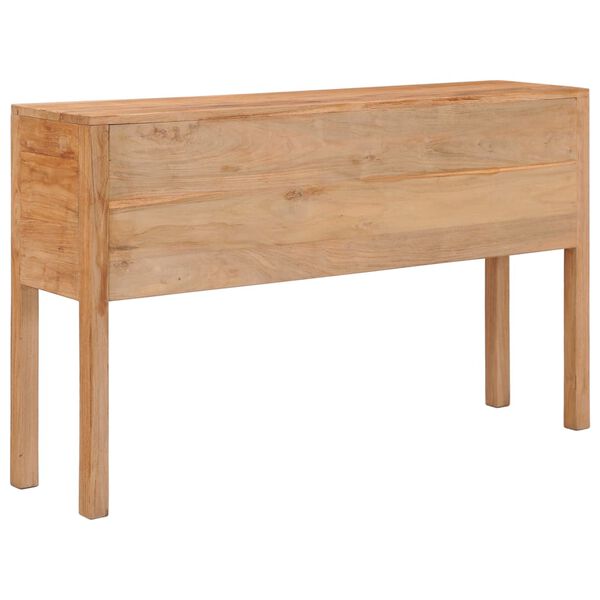 vidaXL Skjenk 125x30x75 cm heltre teak