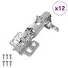 vidaXL Hingse 12 stk. Nikkel 139 x 64,1 x 10 mm Jern