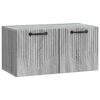 vidaXL Vegghengt TV skap Gr&aring; sonoma 59,5 x 31 x 30 cm Konstruert tre