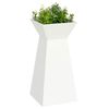 vidaXL Søyleplanter 2 pcs Hvit 35 x 35 x 73 cm