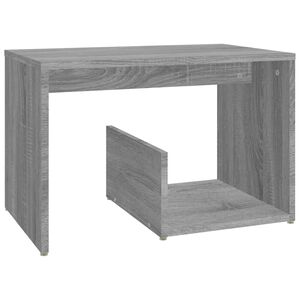 vidaXL Sidebord gr&aring; sonoma 59x36x38 cm konstruert tre