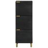 vidaXL Highboard svart 40x33x110 cm konstruert tre