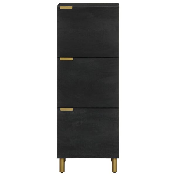vidaXL Highboard svart 40x33x110 cm konstruert tre