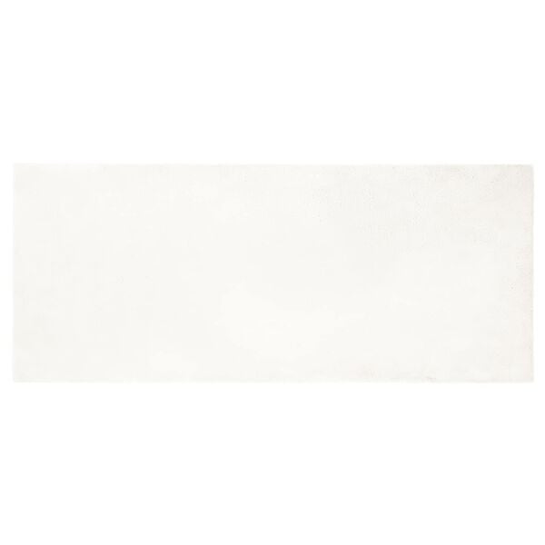 vidaXL Kunstpels Kanin Teppe Olite Krem 80 x 200 cm Polyester