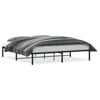 vidaXL Sengeramme i metall svart 180x200 cm