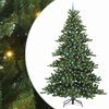 vidaXL Kunstig sammensatt juletre med 300 LED gr&oslash;nn 240 cm PVC og st&aring;l