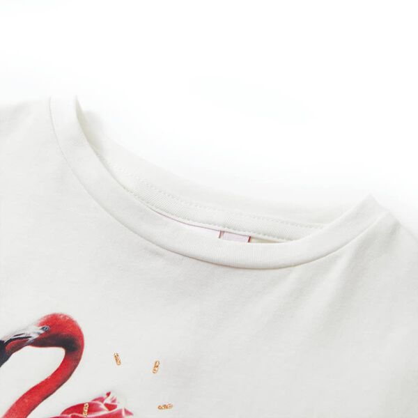 T-skjorte for barn ecru 128