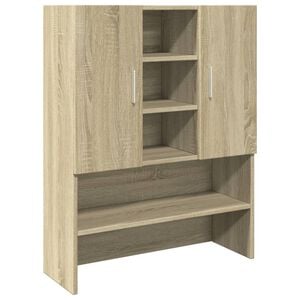 vidaXL Vaskemaskinskap sonoma eik 70,5x24x90 cm