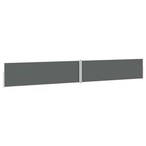 vidaXL Uttrekkbar sidemarkise 170x1200 cm antrasitt