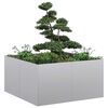 vidaXL Plantekasse 80x80x40 cm galvanisert st&aring;l