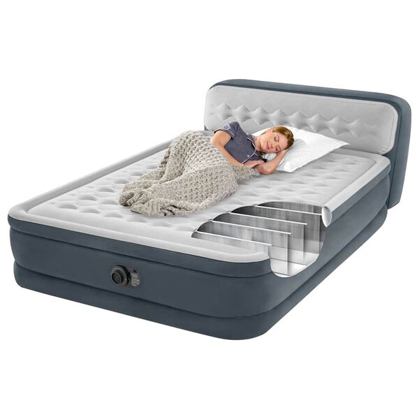 Intex Luftmadrass Dura-Beam Deluxe Ultra Plush Headboard queen 86cm