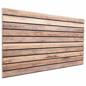 vidaXL Veggpaneler 5 stk. 100 x 50 cm Lys Brun EPS Skum