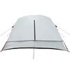 vidaXL Campingtelt hytte 4 personer hvit blendingsstoff vanntett