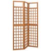 vidaXL Romdeler/espalier 3 paneler heltre gran 121x180,5 cm