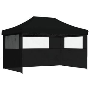 vidaXL Partytelt Svart 292 x 440 x 315 cm Oxford Stoff