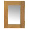 vidaXL Speilskap 30x10x40 cm heltre teak