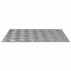 vidaXL Trinn 4 stk. 60 x 50 cm s&oslash;lv Aluminium Rektangul&aelig;r