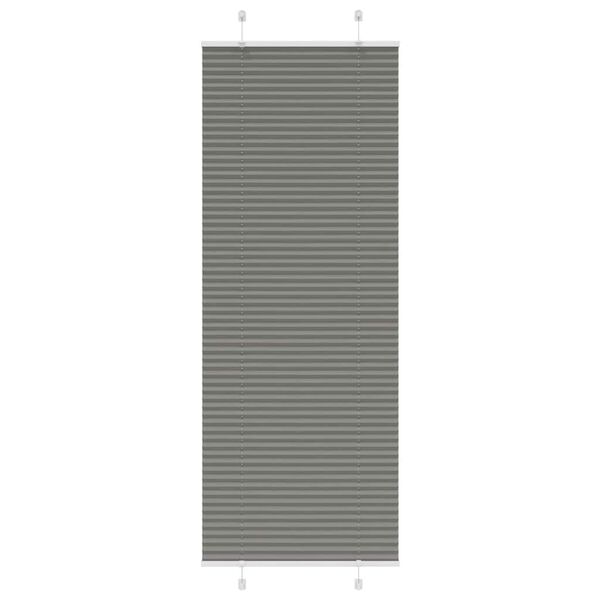 vidaXL pliss&eacute;gardin antrasitt 80x200 cm Stoff Bredde 79,4 cm Polyester